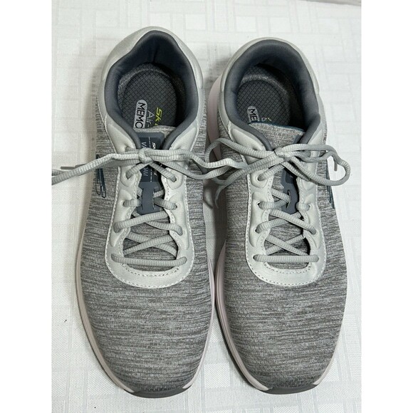 Skechers Pursual Vapor Gray Shoes Memory Foam Sneaker Comfort 11.5 Mens Walking main image 12